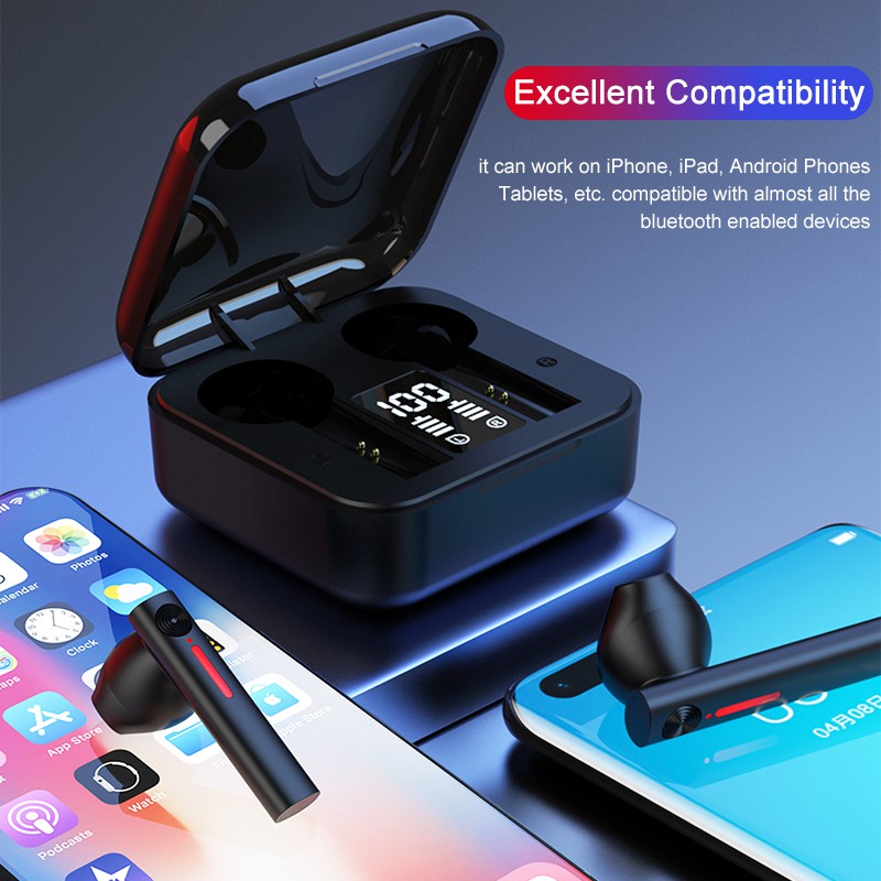 Tai nghe bluetooth TECSIRE T13 không dây có micro thiết kế thời trang tiện lợi