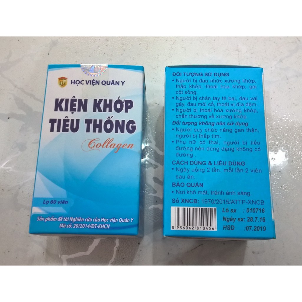 5 hộp KIỆN KHỚP TIÊU THỐNG COLLAGEN