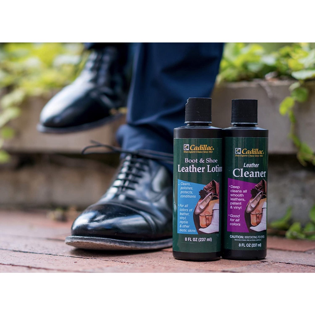 Dung dịch bảo dưỡng đồ da Cadillac Boot and Shoe Leather Lotion 237ml