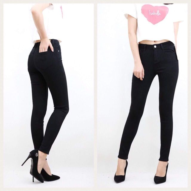 Skinny đen ZARA