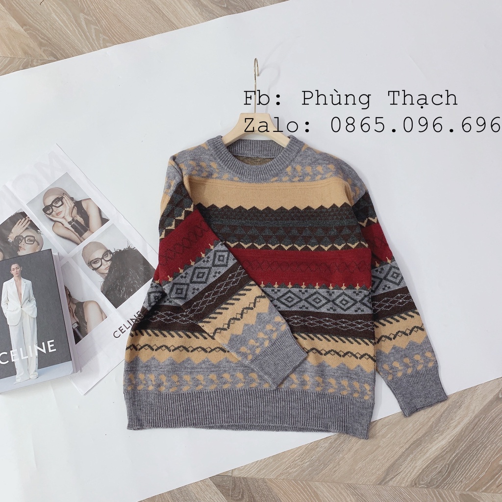 [Mã FAMARAL2 giảm 10K đơn 50K] ÁO LEN THỔ CẨM MẪU HOT CỰC XỊN ( ảnh thật+video)