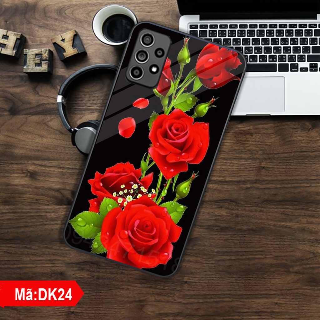 Ốp lưng kínhSamsung A52  sang trọng, cao cấp, chất liệu kính cường lực chịu lực tốt. BĂPSHOPPE