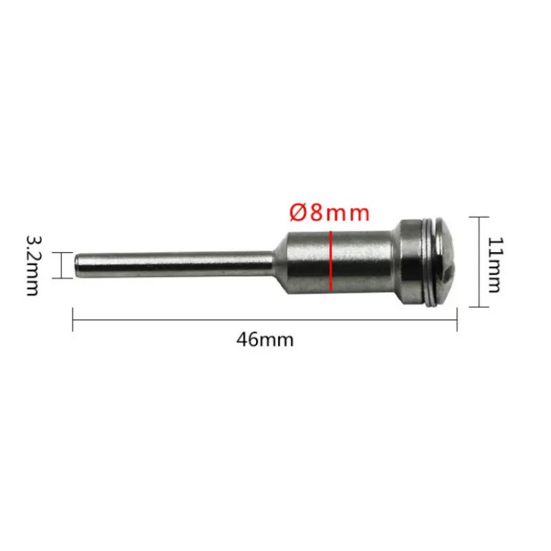 Bộ đầu kẹp  chuyển đổi máy khoan máy mài khuôn, thành máy cắt, đầu kẹp, giữ lưỡi cắt 3.2ly, 6ly.