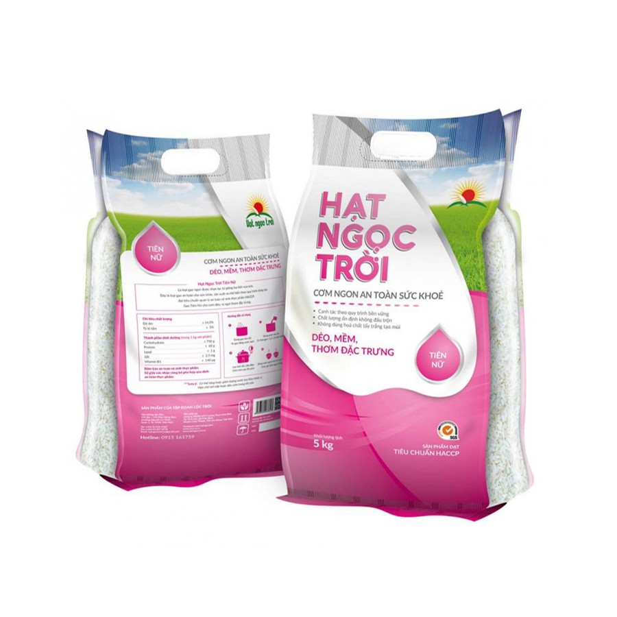 Gạo Hạt Ngọc Trời Tiên Nữ Túi 5kg