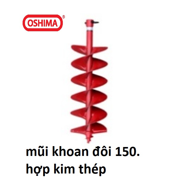 Mũi Khoan Đất Đôi Oshima 150mm
