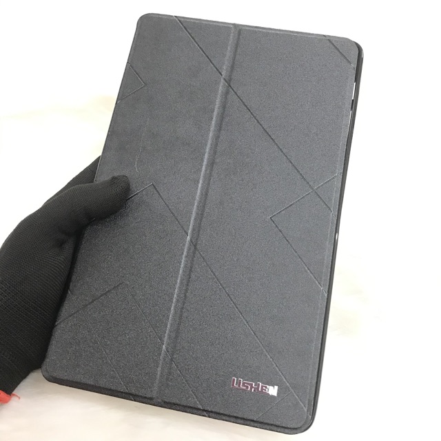 Bao Da Samsung Tab A 2019 10.1 Inch T515 Hiệu Lishen Lưng Dẻo Màu Đen