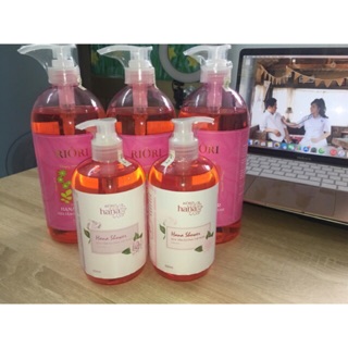 Sữa tắm hoa hồng Riori Hana Shower sữa tắm dưỡng thể Rose 500 ml