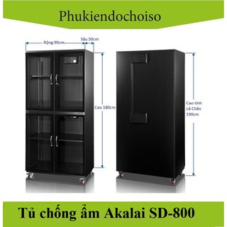 Tủ chống ẩm akalai sd-800 - thailand . tặng da cừu, da thật