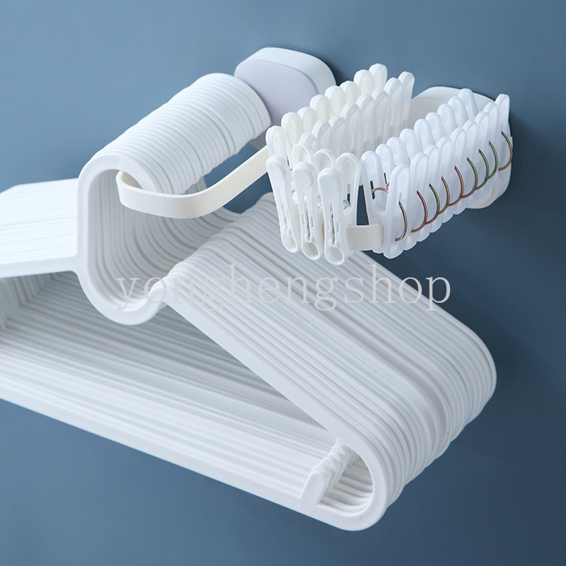 Móc Treo Quần Áo Dán Tường Tự Dính Có Thể Điều Chỉnh