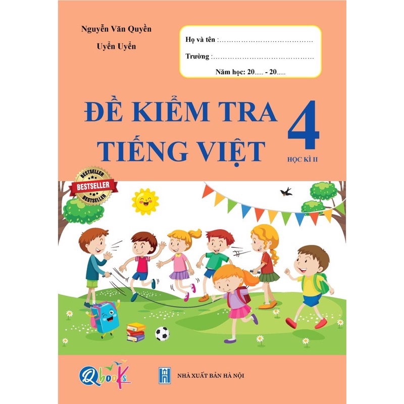 Sách - (Combo 2 tập) Đề Kiểm Tra Tiếng Việt 4