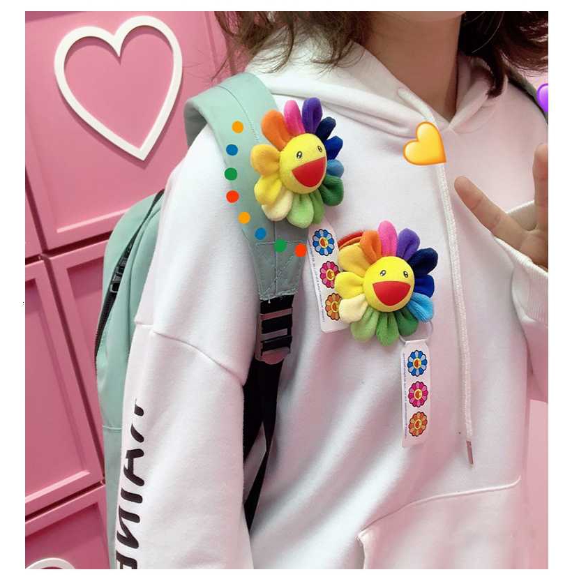 Sun flower brooch bear pin female fashion accessories