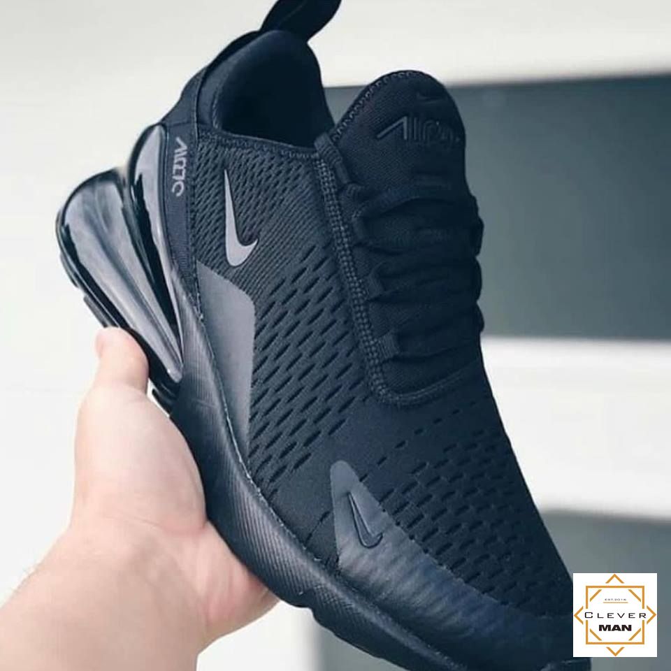 (FULLBOX - TẶNG QUÀ) Giày Thể Thao Sneaker Nam Nữ MAX 270 Full đen