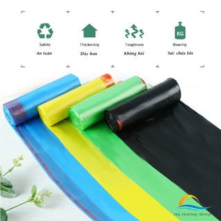 Túi đựng rác có quai xách cao cấp chống mùi hôi bảo vệ sức khỏe gia đình 45x50cm 15 chiếc/cuộn HADU