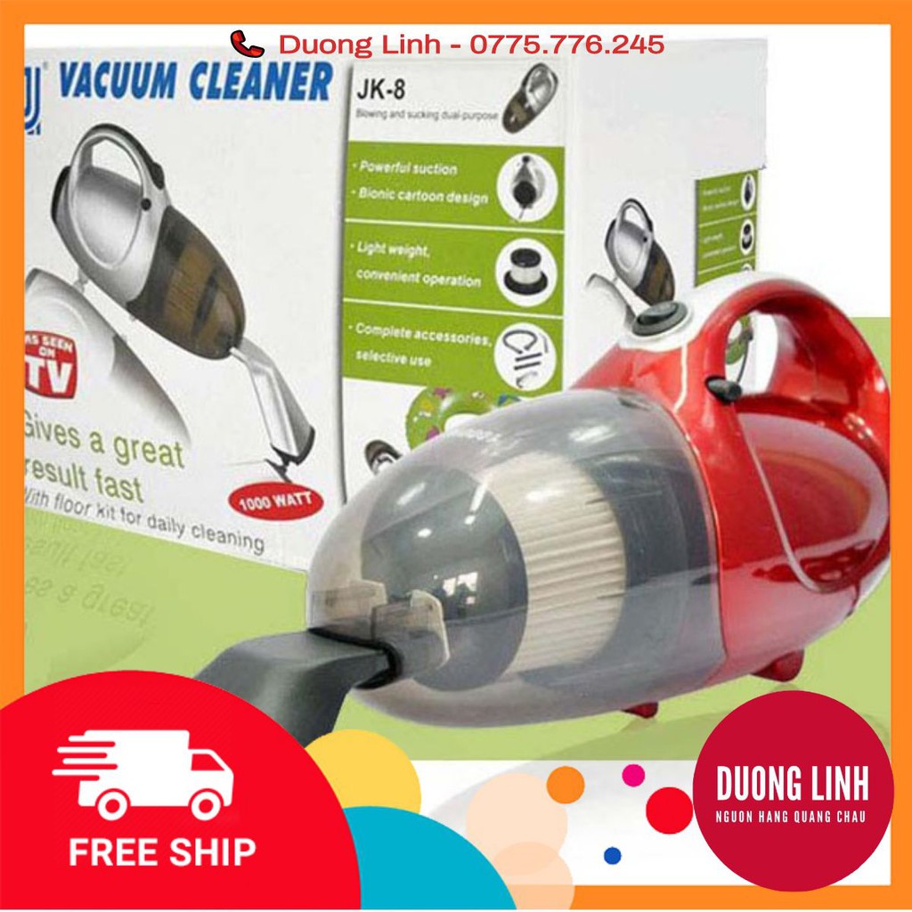 Máy hút bụi cầm tay 2 chiều hút & thổi Vacuum Cleaner JK8