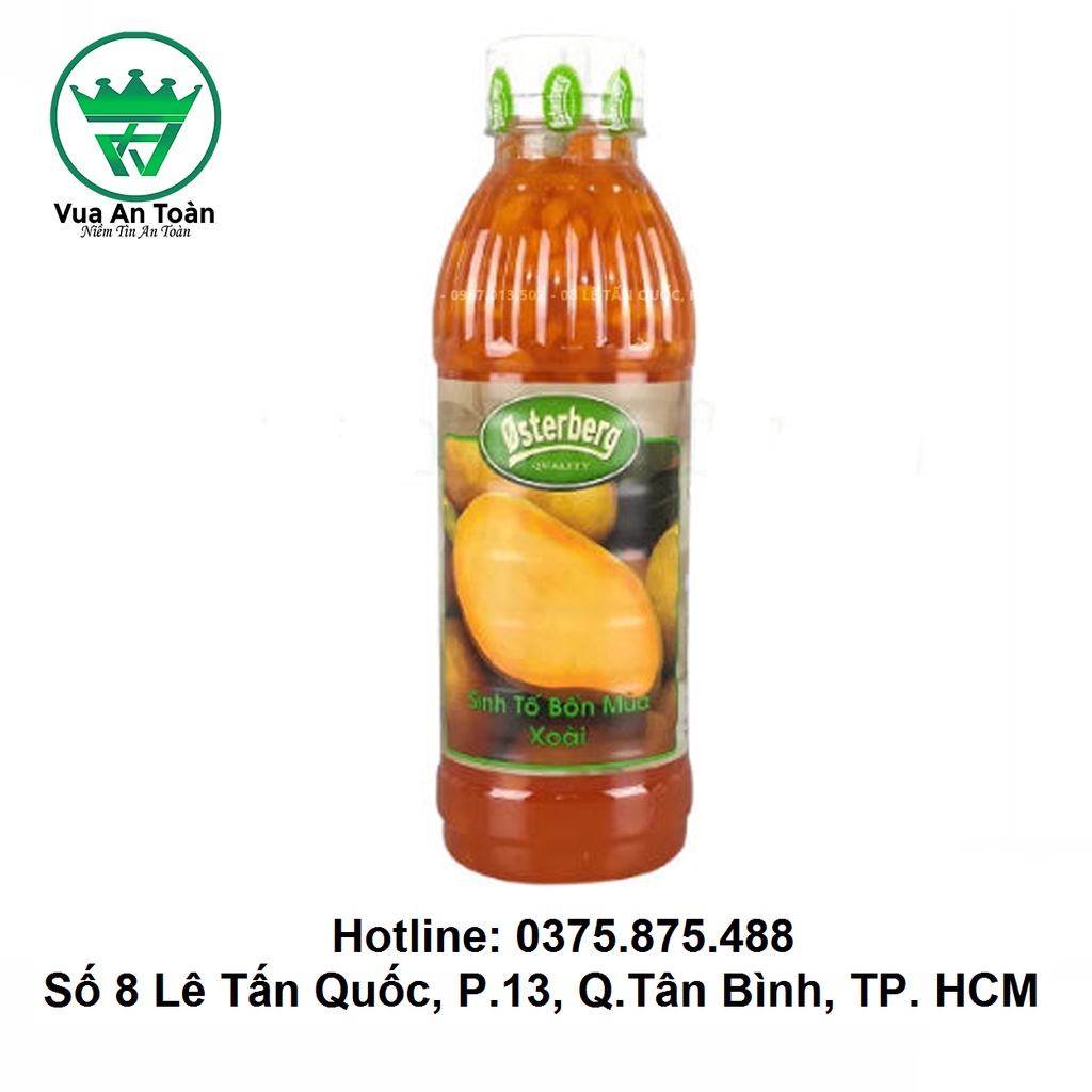 [Freeship HCM] Sinh Tố Osterberg 1 Lít (Thùng 12 chai)