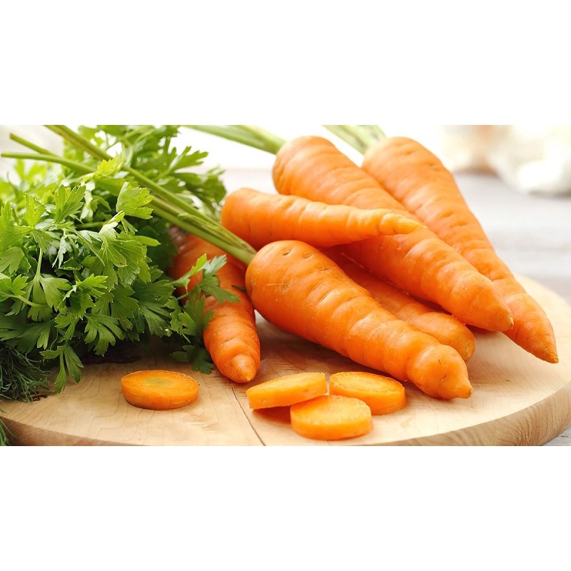 Hạt giống cà rốt trái dài - rau củ quả trồng chậu, sân vườn ban công ngon giòn ngọt nảy mầm cao 5gr RADO 507