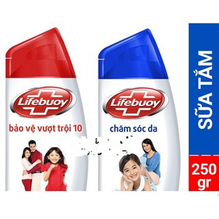 Sữa tắm kháng khuẩn Lifebuoy Bảo vệ vượt trội Đỏ/Xanh 250g