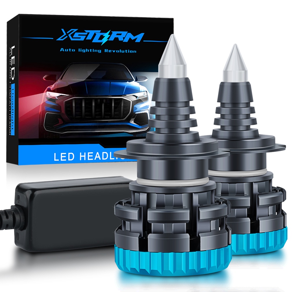 Bóng đèn pha LED 25000LM H7 9012 9005 9006 HB3 HB4 H11 H8 120W 6000K thủy tinh chiếu sáng 360 độ dành cho xe hơi