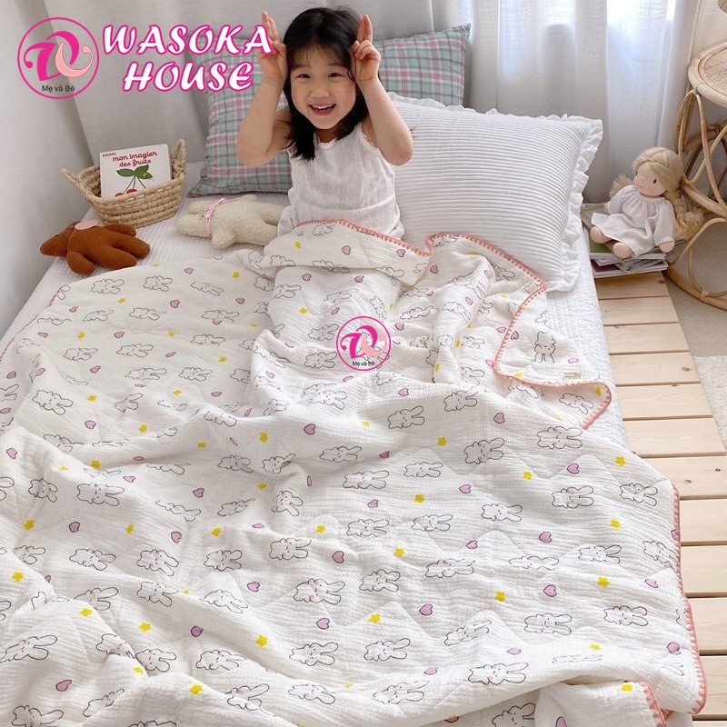 Khăn tắm trẻ em cotton 100% Organic, KT80x100cm, siêu mềm mịn, thoáng khí, nhiều họa tiết siêu dễ thương