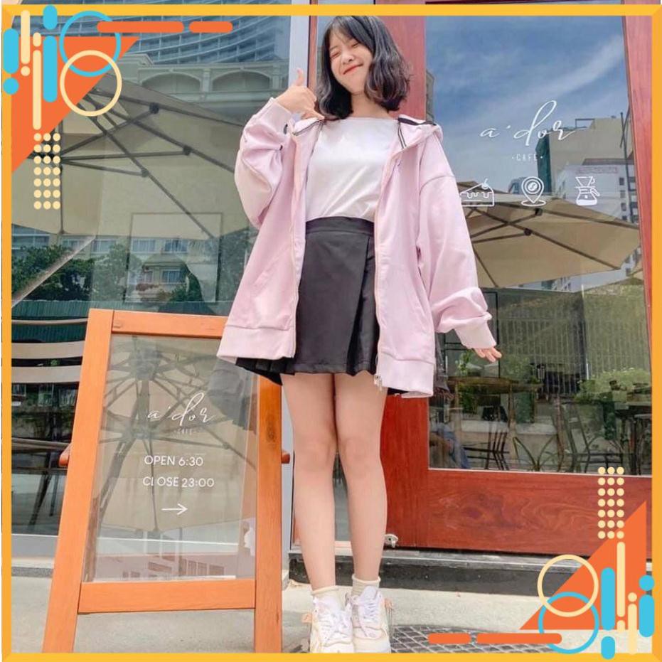 [FreeShip] Áo khoác hoodie nỉ nữ khóa kéo họa tiết bình nước | BigBuy360 - bigbuy360.vn