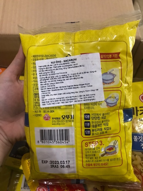 Nui ống macaroni Ottogi 500g | BigBuy360 - bigbuy360.vn