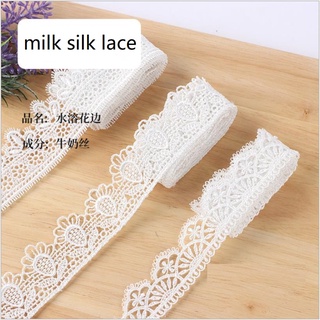 Vải Ren Lụa Polyester 1Yard Phụ Kiện Đám Cưới Phong Cách Lolita