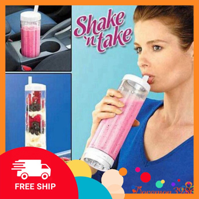 [FREE SHIP] Máy xay sinh tố Shake n take 2 cối