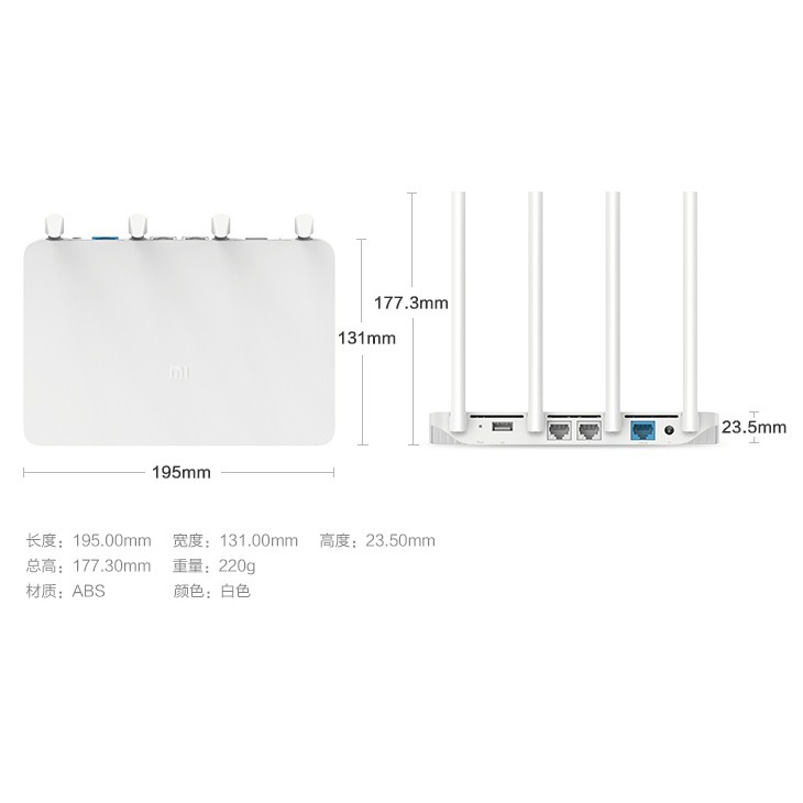 Bộ phát wifi router wifi Xiaomi Gen 3 Tiếng Việt  chuẩn AC1200 gigabit 4 anten | BigBuy360 - bigbuy360.vn