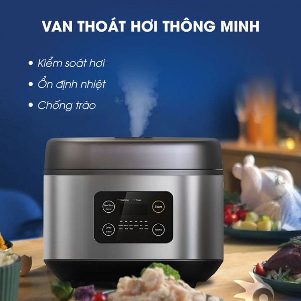 [Mã ELHADEV giảm 4% đơn 300K] (Mã CHUT002 giảm 8%) Nồi cơm điện từ Kalite KL-620 - Hàng Chính Hãng