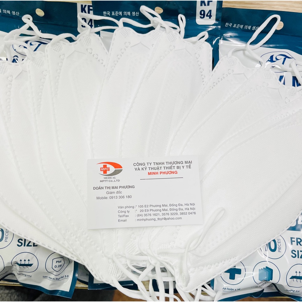 [Combo 10 chiếc] Khẩu trang y tế 4 lớp KF94 cao cấp phong cách Hàn Quốc | BigBuy360 - bigbuy360.vn