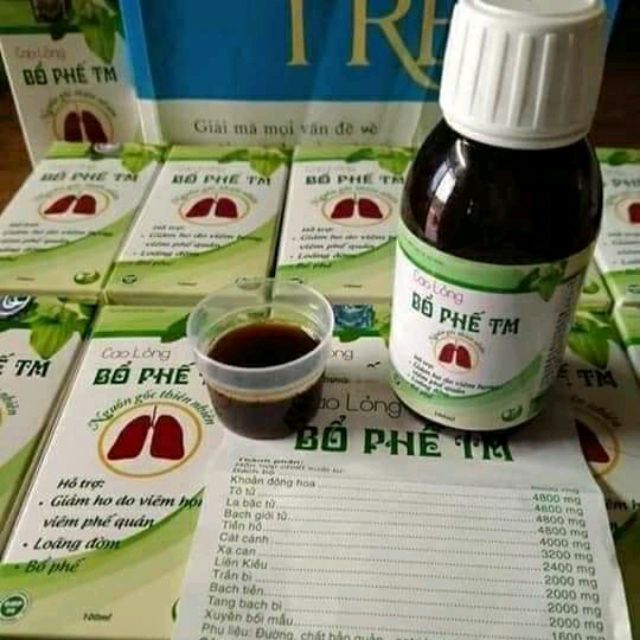 Cao ho bổ phế TM