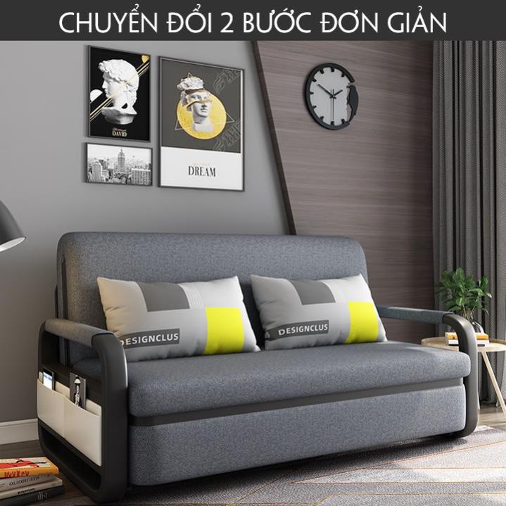 HOT - Giường Sofa. Ghế Sofa Giường Đa Năng. Kích Thước 1m58 x 1m90. Tặng Kèm 2 Gối.