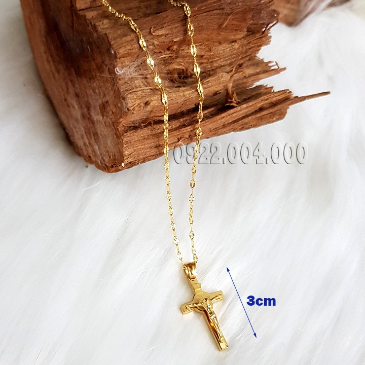 Dây chuyền thánh giá tượng chúa nhỏ phù hợp cho cả nam nữ MZ1701