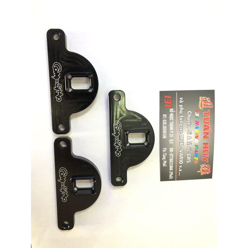 Pass bắt báo số bảo vệ đầu báo số và đẹp hơn cho các xe ghi đông trần Fz 150  Msx 125  , Tnt125 , Demons 110 , Agusta