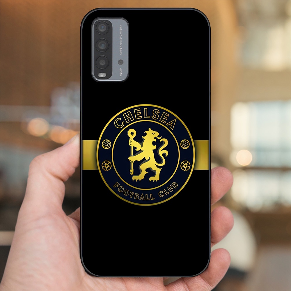 Ốp lưng Xiaomi Redmi 9T viền đen in hình Chelsea FC