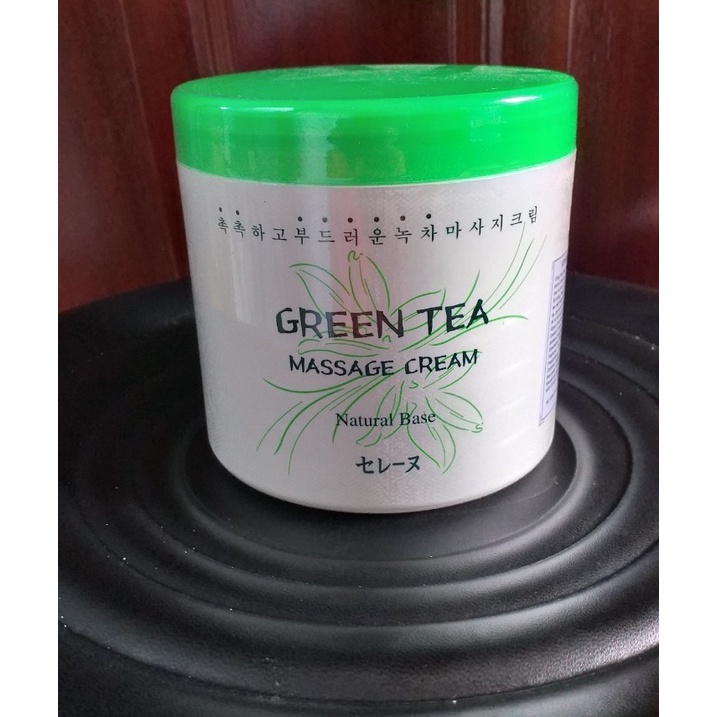 Kem Massage Trà Xanh MIRA Green Tea Massage Cream  Kem Massage Mặt Green Tea 450gram