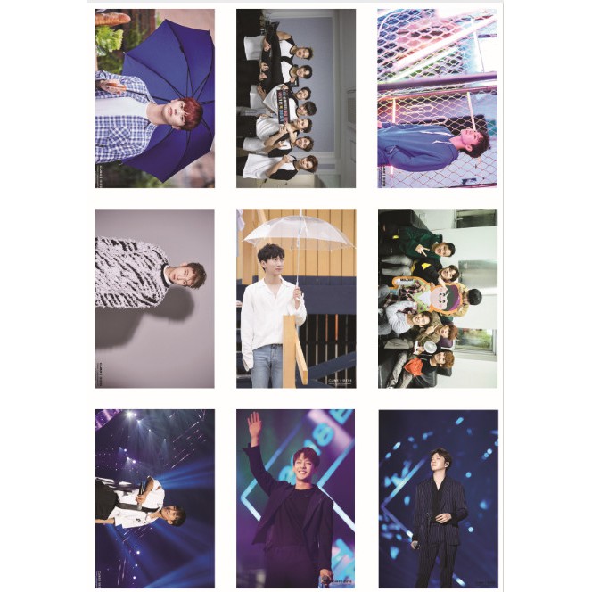 Lomo card 45 ảnh nhóm BTOB - HOUR MOMENT concept photo