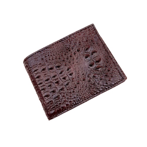 Ví ngang nam, ví da cá sấu nguyên con 1 mặt.