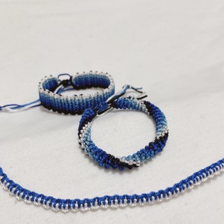 Set vòng handmade thổ cẩm (2 vòng tay + 1 vòng chân)