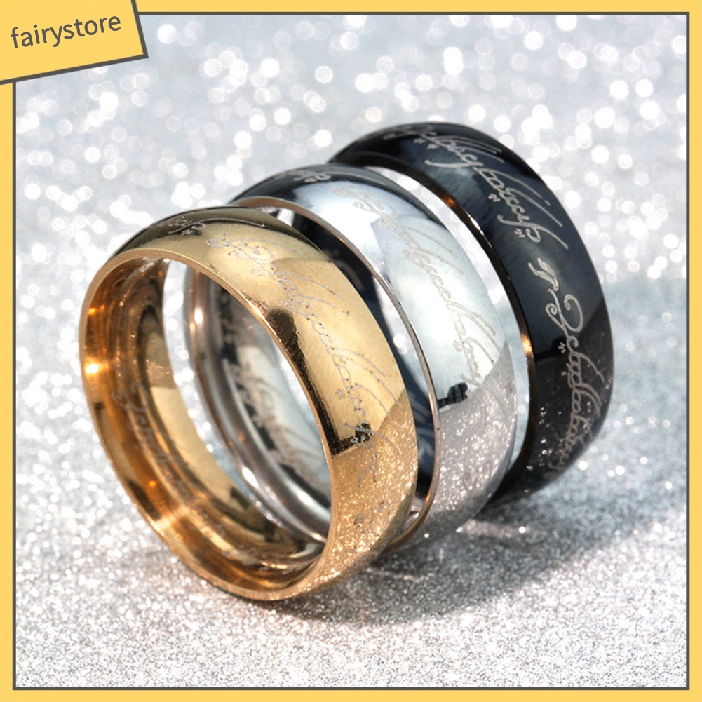 Nhẫn Kim Loại Không Rỉ Cho Nam Và Nữ