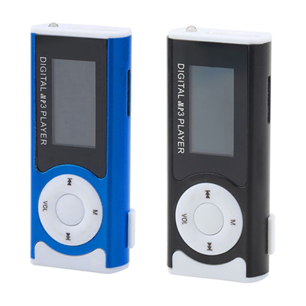 Máy Nghe Nhạc Mp3 Mini Màn Hình LCD 1.3 inch Hỗ Trợ Thẻ Nhớ 16GB Micro SD-Card
