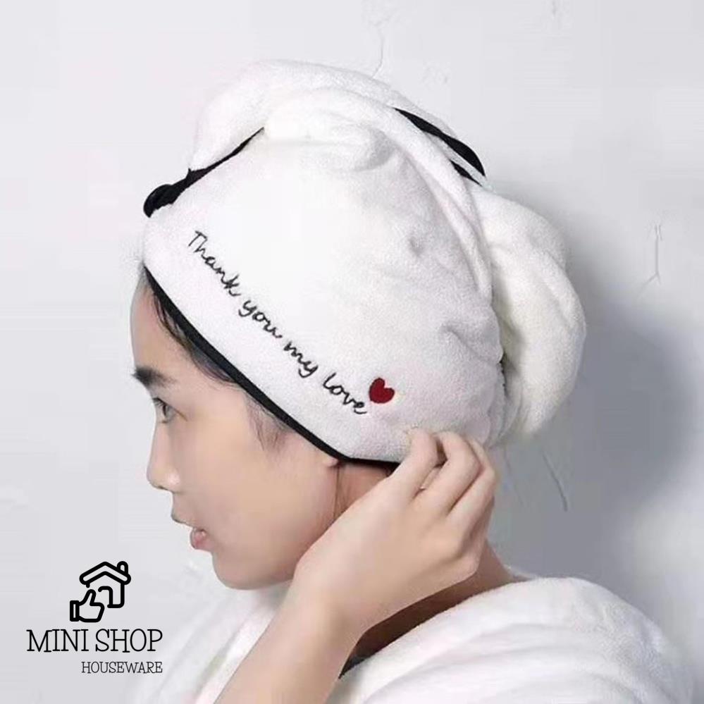 Khăn Quấn Ủ Tóc Lau Khô Siêu Tốc