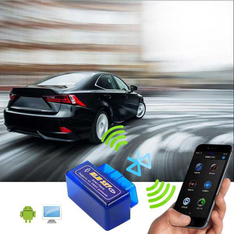 ANDROID (Đang Bán) Bộ Thiết Bị Kiểm Tra Bluetooth Obd V1.5 Mini Elm327 Obd2 Cho Xe Ô Tô Elm 327