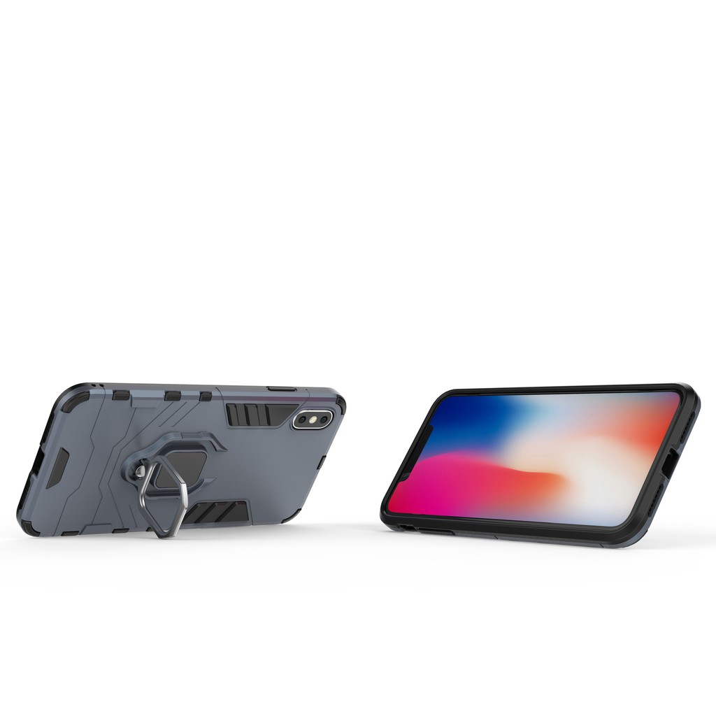 Ốp lưng Iphone XS Max Ốp batman ốp ironman ốp chống sốc iphone kèm iring 360 độ chống xem video hít từ tính oto tiện lợi