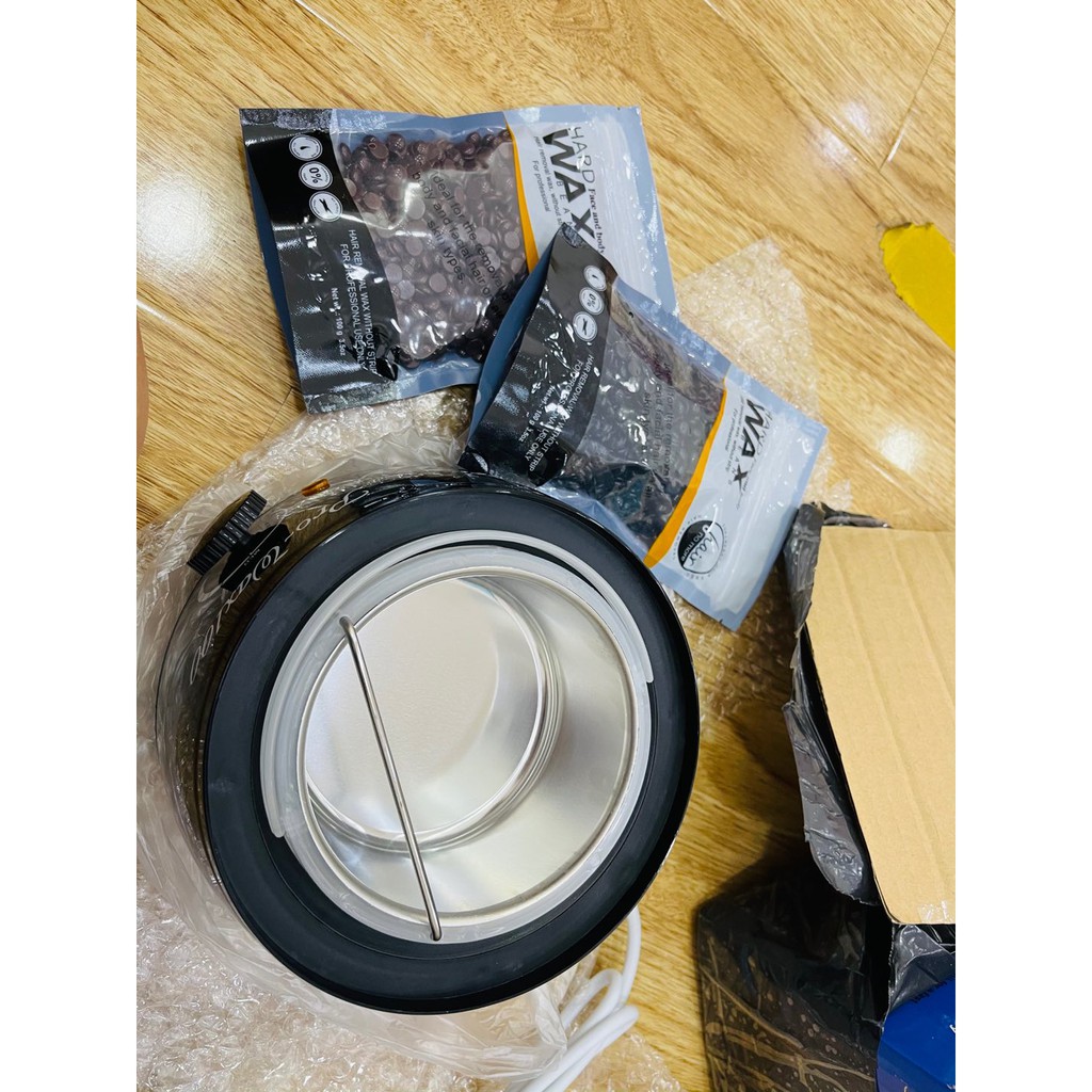 SÁP WAX LÔNG NÓNG HẠT ĐẬU HARD WAX BEAN 100g  Cao Cấp Professional High End Waxing Brand 100g Tặng KÈM QUE WAX GỖ | BigBuy360 - bigbuy360.vn