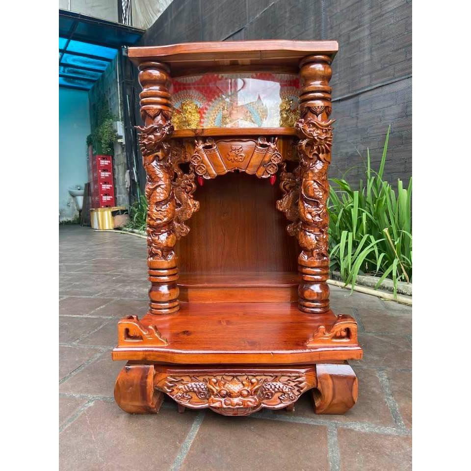 Bàn thờ thần tài ông địa ( mẫu cao cấp ). bàn thờ ông địa gỗ , bàn thờ