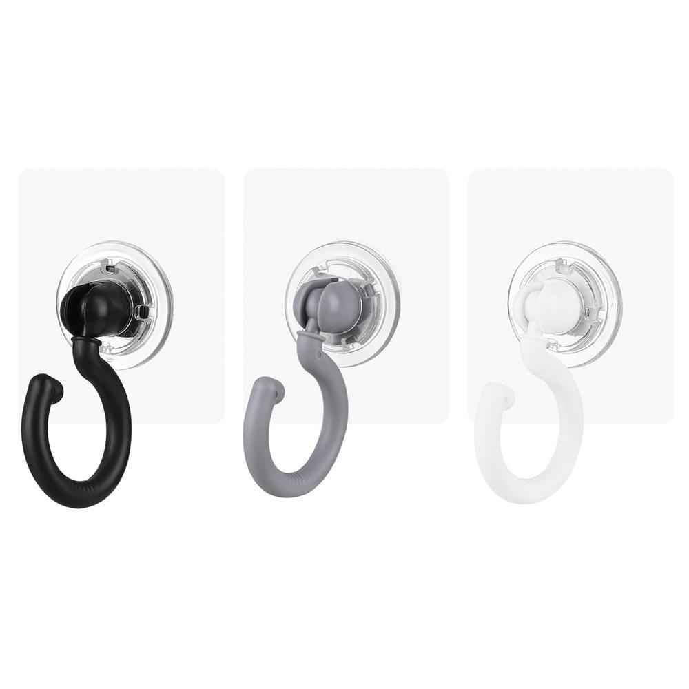 Giá Đỡ Treo Đồ Dán Tường Không Viền Xoay 360 Độ Cho Nhà Bếp / Phòng Khách° Xoay Tròn Chuyên Dụng Chất Lượng
