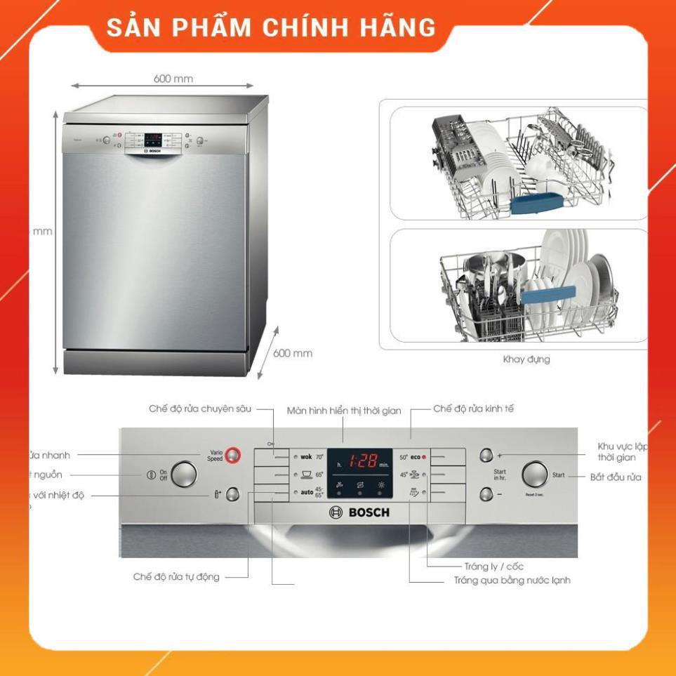 [ Miễn phí vận chuyển lắp đặt tại hà nội ] Máy Rửa bát BOSCH SMS63L08EA - [ Bmart247 ]