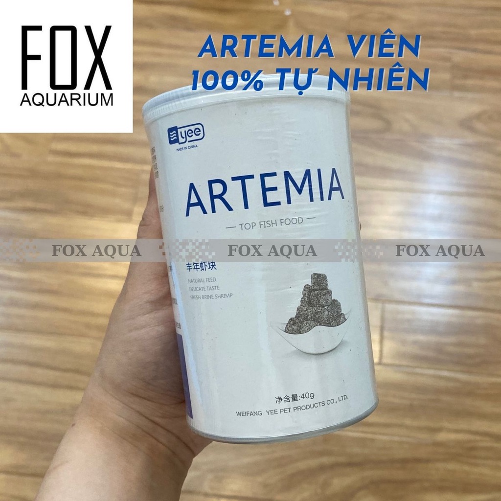 Thức ăn cao cấp Artemia dạng viên hộp 40Gr