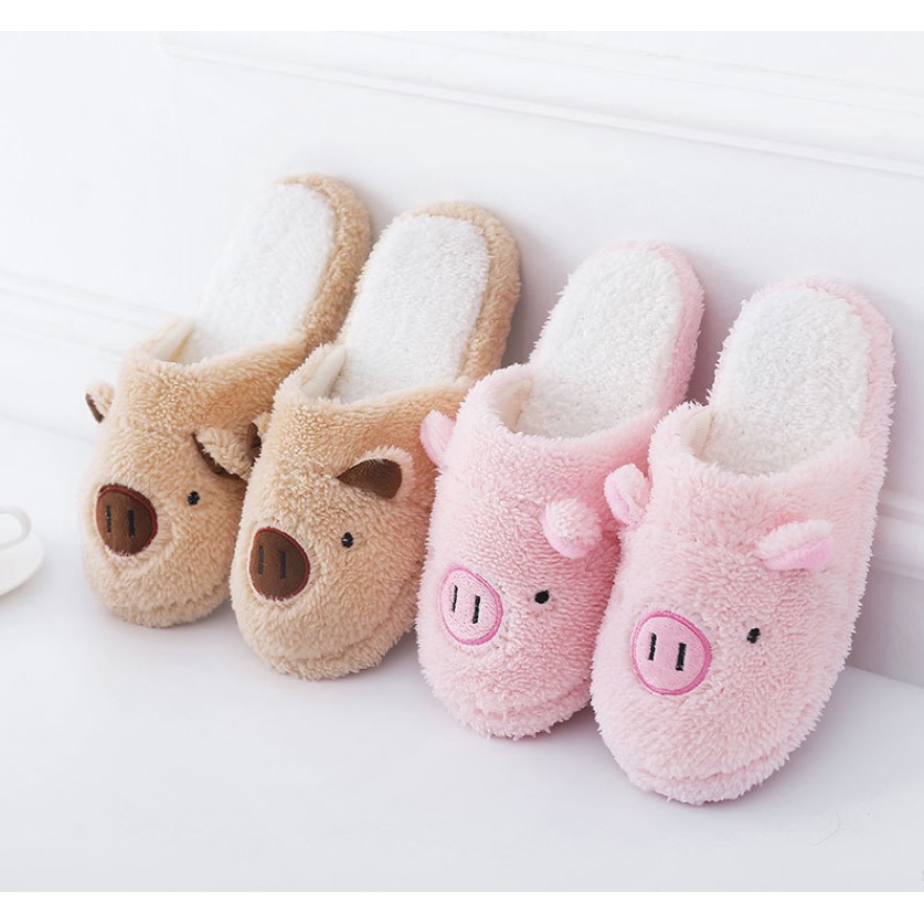 Dép Nữ Quai Ngang Hình Thú Đi Trong Nhà Cực Dễ Thương